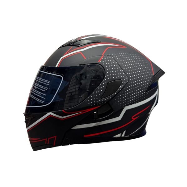 CASQUE MODULABLE MB NOIR/ROUGE