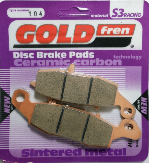 PLAQUETTES FREIN AVANT GOLDFREN  S3-104