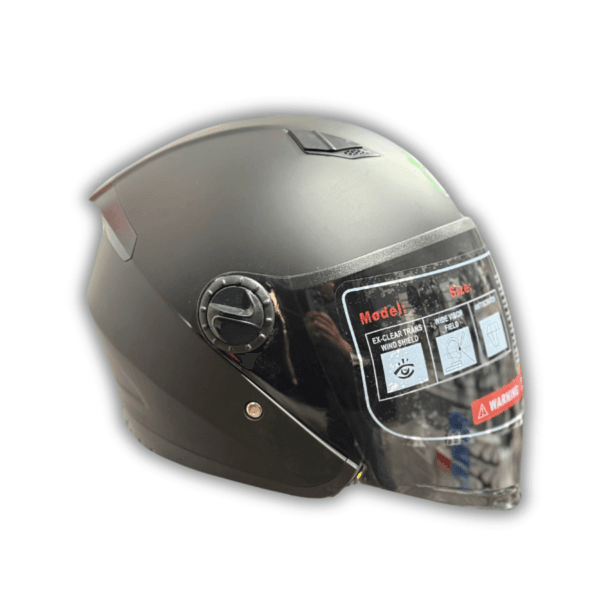 CASQUE MB FULL JET NOIR MAT
