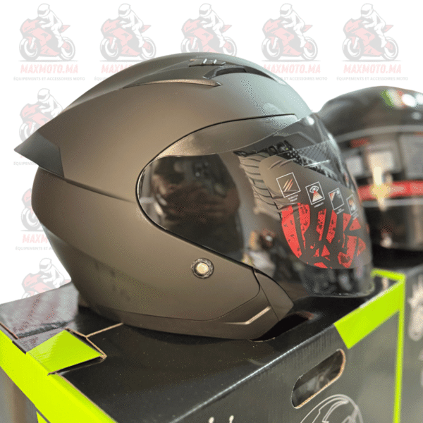 CASQUE FULL JET MB NOIR MAT