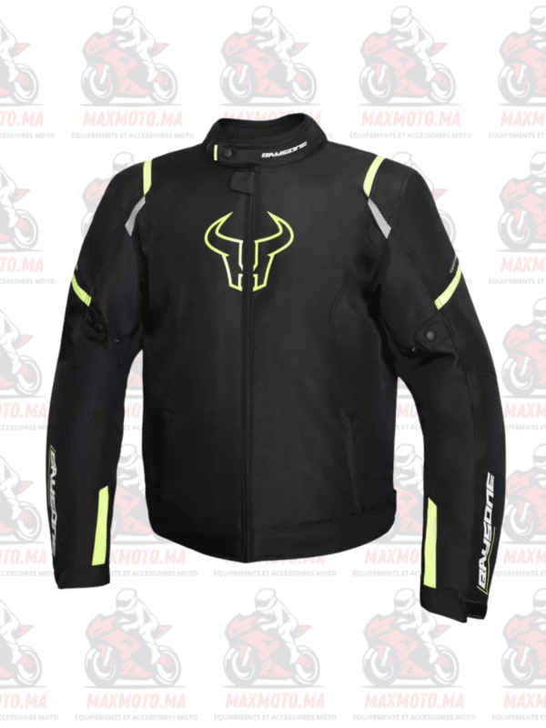 JACKET BAYSONE TECH4 NOIR/VERT FLUO